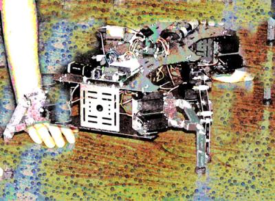 Imagen: "Trapped by Artificial Intelligence” (“Atrapado por la Inteligencia Artificial") por Lew (tomswift) Holzman utilizado bajo licencia Creative Commons. image linking to Dentro de la Sociedad Digital: ¿Qué pasará con los trabajos?