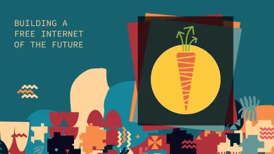 Karrot’s logo − MIT licence image linking to Karrot.world on what free software can mean to self-organising and local communities