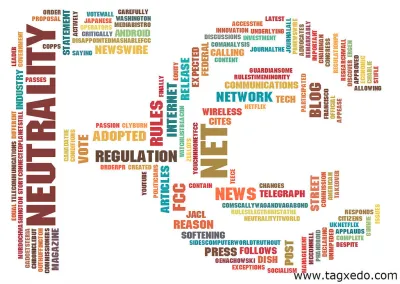Net Neutrality News Tag Cloud, by Sean Weigold Ferguson on Flickr image linking to Another Internet.org is possible: A developing country perspective on universal internet access