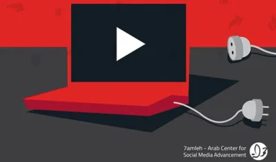 Image from 7amleh image linking to 7amleh: Are YouTube’s policies biased against Palestinians?