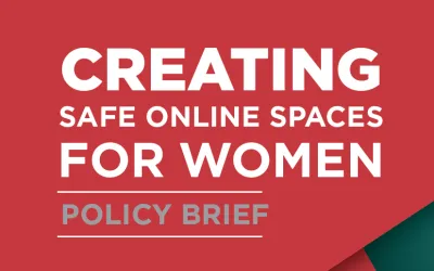 image linking to Creating Safe Online Spaces for Women: Policy brief