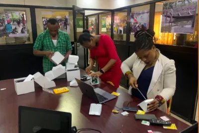 Media Awareness and Justice Initiative (MAJI), an APC member and independent media group based in Nigeria, is using new low-cost technologies to monitor air pollution. Photo: MAJI image linking to Comments on the “Study on the Impact of Climate Change on Human and Peoples’ Rights in Africa”