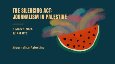 image linking to "Israel has killed over 10% of our colleagues”: Journalists in Palestine speak out about being systematically targeted in the war