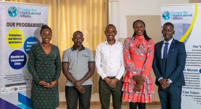 Imagen de CfMA image linking to Uganda-based Centre for Multilateral Affairs joins the APC network: “We want to complement APC’s work in advancing African and global South priorities in multilateral and multistakeholder policy processes”