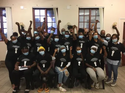 Photo: Zenzeleni Networks NPC. image linking to Community Networks and Local Access Monthly Newsletter - Number 44