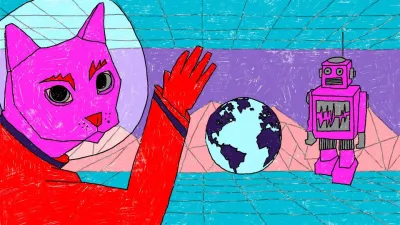 Illustration by Rawand Issa for GenderIT.org image linking to New GenderIT.org edition explores algorithmic anxieties and feminist futures in the Middle East and North Africa