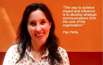 image linking to ¿Cuál es el ADN de tu organización? Paz Peña sobre comunicaciones estratégicas para la incidencia