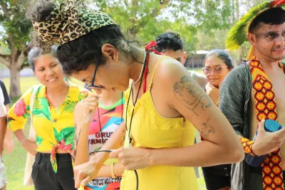 Participants in the Amazon Community Networks School in Brazil. Photo: Débora Prado. image linking to Community networks can be the missing piece to bridge the digital divide