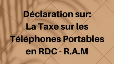 image linking to Rudi International se joint à d’autres voix pour dire non à la taxe sur les téléphones mobiles en RDC
