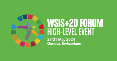 Image via WSIS+20 image linking to APC’s upcoming event will help frame WSIS+20 deliberations from a global South perspective